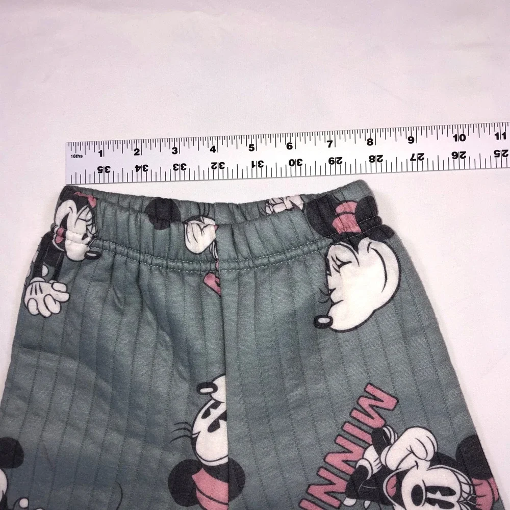 Disney Baby Minnie Mouse Quilted Sweatshirt and Pants Set Sage Green 24M